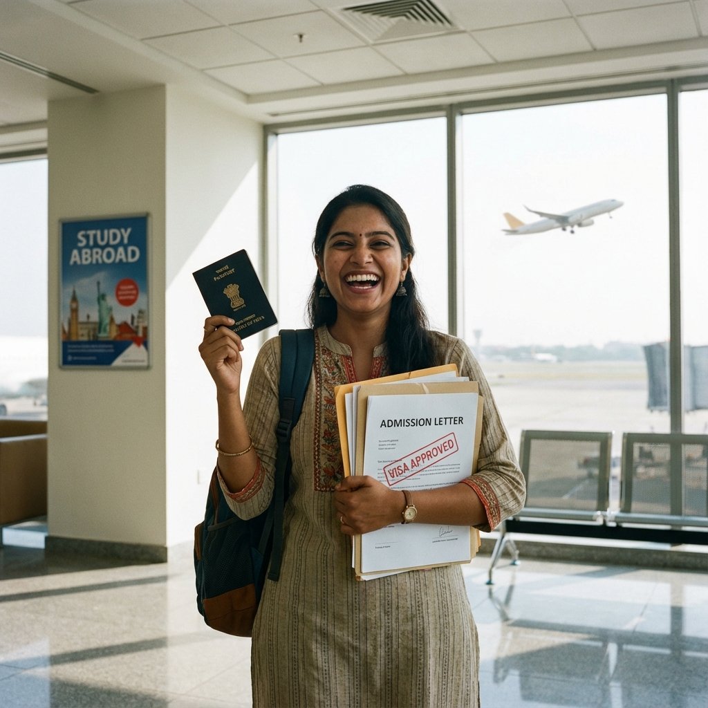 Student with visa success